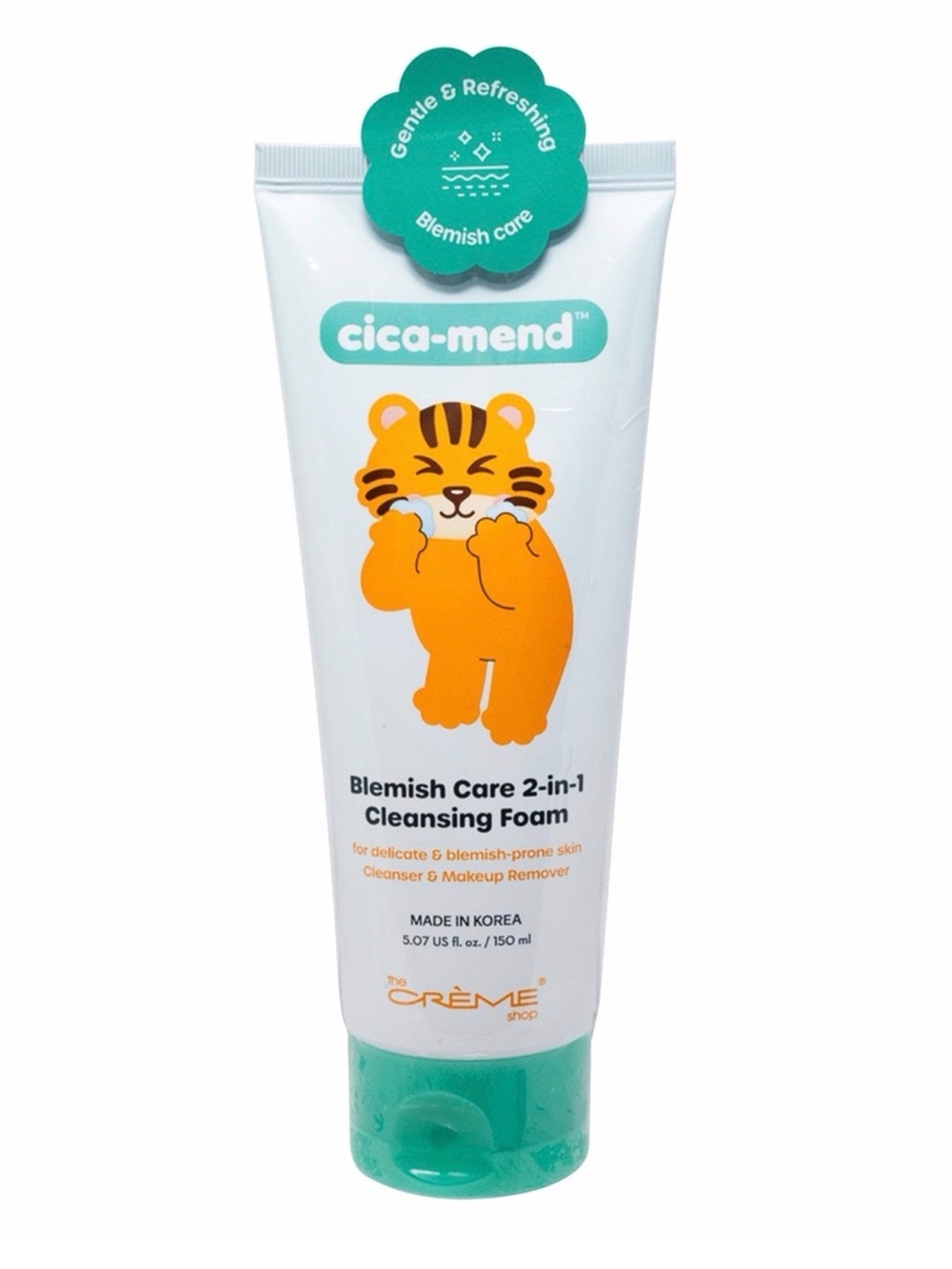 Cica-Mend Blemish Care 2-in-1 Cleansing Foam – Green 150 ml